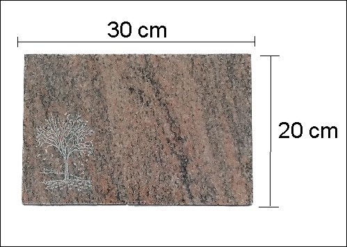 Grabstein Grabplatte Granit 7710